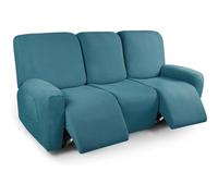 Funda de Sillón Relax Reclinable Elástica 1/2/3 Plaza , Jacquard Funda Reclinable 4/6/8 Piezas con Bolsillos Laterales, Antideslizante Extraíbles y Lavables Fundas Reclinable Protector ( Color : #9 ,