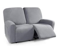 Funda de Sillón Relax Reclinable Elástica 1/2/3 Plaza , Jacquard Funda Reclinable 4/6/8 Piezas con Bolsillos Laterales, Antideslizante Extraíbles y Lavables Fundas Reclinable Protector ( Color : #5 ,