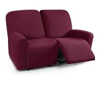 Funda de Sillón Relax Reclinable Elástica 1/2/3 Plaza , Jacquard Funda Reclinable 4/6/8 Piezas con Bolsillos Laterales, Antideslizante Extraíbles y Lavables Fundas Reclinable Protector ( Color : #11 ,