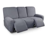 Funda de Sillón Relax Reclinable Elástica 1/2/3 Plaza , Jacquard Funda Reclinable 4/6/8 Piezas con Bolsillos Laterales, Antideslizante Extraíbles y Lavables Fundas Reclinable Protector ( Color : #5 ,