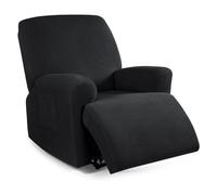 Funda de Sillón Relax Reclinable Elástica 1/2/3 Plaza , Jacquard Funda Reclinable 4/6/8 Piezas con Bolsillos Laterales, Antideslizante Extraíbles y Lavables Fundas Reclinable Protector ( Color : #2 ,