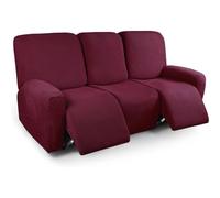 Funda de Sillón Relax Reclinable Elástica 1/2/3 Plaza , Jacquard Funda Reclinable 4/6/8 Piezas con Bolsillos Laterales, Antideslizante Extraíbles y Lavables Fundas Reclinable Protector ( Color : #11 ,