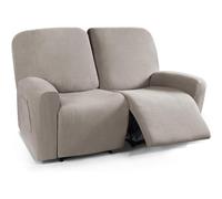 Funda de Sillón Relax Reclinable Elástica 1/2/3 Plaza , Jacquard Funda Reclinable 4/6/8 Piezas con Bolsillos Laterales, Antideslizante Extraíbles y Lavables Fundas Reclinable Protector ( Color : #3 ,