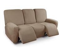 Funda de Sillón Relax Reclinable Elástica 1/2/3 Plaza , Jacquard Funda Reclinable 4/6/8 Piezas con Bolsillos Laterales, Antideslizante Extraíbles y Lavables Fundas Reclinable Protector ( Color : #7 ,