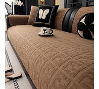 Funda De Sofá Antideslizante 1/2/3/4 Plazas Con Flocado - Resistente A Las Arrugas - Se Adapta A Sofás Seccionales Y Dos Plazas - Decoración Estilo Hogareño Un Invierno Acog curry 70*90cm/27.6*35.4in