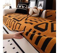 Funda de Sofá Antideslizante de Pana sofá Todas Las Estaciones Topper Sofa Protector De Sofá Gruesas Sofá Cubre Sofás de 1 2 3 4 Plazas Seccional en Forma de U y L (Coffee,90 * 240cm)