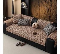 Funda De Sofá Chenilla Jacquard Moda: Tela Suave Alta Densidad Agradable Para La Piel, Uso En Todas Las Estaciones, Para Sofá Dos Plazas Seccional, Decorac curry 30*50cm/11.8*19.7in lumbar pillowcase