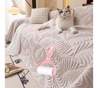 Funda de sofá con diseño de hojas de plátano 3D, transpirable, antideslizante, para mascotas, lavable, color sólido, para sofá biplaza, para comodidad de sala de estar