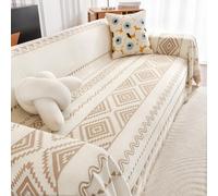 Funda De Sofá De 3 Cojines Estilo Bohemio, Lavable, Apta para Mascotas, para 1 A 4 Plazas, Seccional En Forma De L(B,180 * 380cm/71 * 149in)