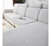 Funda de sofá de 3 plazas para Longitud 150-190CM Esta Funda de cojín de sofá Utiliza Tela de poliéster Suave Alta Elasticidad Antiarrugas Duradera Fácil de Instalar con un tirón, Muy Se ada