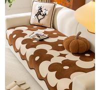 Funda De Sofá De Chenilla, Fundas De Sofá Suaves Antideslizantes, Protector De Muebles Resistente A Los Arañazos De Gato Floral Lavable A Máquina, Se Admiten Mascotas #2 90 * 320cm