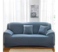 Funda de sofá de Color sólido elástica, Funda Universal de sofá con Cobertura Completa, Fundas para sofá en Forma de L, Protector de Muebles- Blue 03|| 2 Seater(145-185cm)