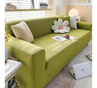Funda de sofá de color sólido elástica para sala de estar, protector grueso de sofá de esquina para muebles de 1/2/3/4 plazas, color 13 para 235-300 cm