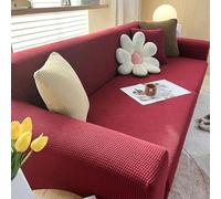Funda de sofá de color sólido elástica para sala de estar, protector grueso de sofá de esquina para muebles de 1/2/3/4 plazas, color 11 para 235-300 cm