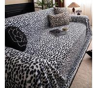 Funda De Sofá De Felpa Cálida, Antideslizante, Impermeable Y Lavable, Elástica, Para Perros, Muebles Para Mascotas, Sillón Reclinable, Universal 180*130 Cm / 70. Greyish-white 180*460cm/70.87*181.1in