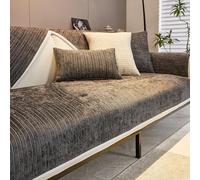 Funda de sofá de felpa: funda de sofá en forma de L de 1/2/3/4 plazas, protector antideslizante, manta de sofá para zona de estar, funda universal para protección contra manchas