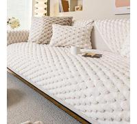 Funda De Sofá De Piel De Conejo Sintética, Funda De Sofá De Felpa Antideslizante Para Sofás Seccionales Y De Cuero - Funda Gruesa Y Difusa A Prueba De Mascotas, Almohadilla Protectora De #2 70*120cm