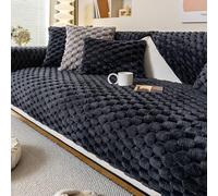 Funda De Sofá De Piel De Conejo Sintética, Funda De Sofá De Felpa Antideslizante Para Sofás Seccionales Y De Cuero - Funda Gruesa Y Difusa A Prueba De Mascotas, Almohadilla Protectora De #5 110*180cm