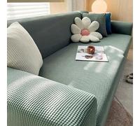 Funda de sofá elástica de color sólido para sala de estar, funda gruesa para sofá esquinero, protector elástico para muebles de 1/2/3/4 plazas, se adapta a 145-185 cm, color 3-2 plazas.