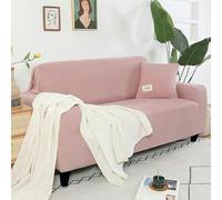 Funda de sofá elástica de color sólido, protector de sofá elástico grueso para sala de estar, funda de sofá de esquina para el hogar de 1/2/3/4 plazas, color 15 145-185 cm