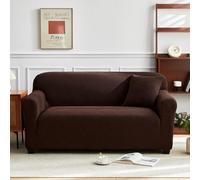 Funda de sofá elástica de Jacquard con Cobertura Completa, Funda para sofá en Forma de L, Fundas Extensibles para sofá, Protector de Muebles lavable-21|| 4 Seater(195-230cm)