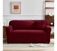 Funda de sofá elástica de Jacquard con Cobertura Completa, Funda para sofá en Forma de L, Fundas Extensibles para sofá, Protector de Muebles lavable-14|| 4 Seater(195-230cm)