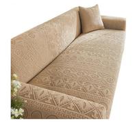 Funda de sofá elástica de Terciopelo de 1-5 plazas con Fondo elástico para sofás en Forma de L/de Esquina, Protector de Muebles para Sala de Estar(Style 6,4-Seater (235-300cm))