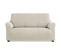 MAXIFUNDAS | Funda de Sofá Elástica 4 Plazas Color Marfil - Funda de Sofá Extrasuave, Antideslizante y Elástica - Funda Sofá Elástica Modelo Inca