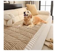 Funda De Sofá For Perros Lavable, Protector De Fundas De Sofá For Mascotas, Protector De Sofá Acolchado Antideslizante, Fundas De Sofá Gruesas Y Suaves, Protector De Cojín(Khaki,90x180cm/35x71in)