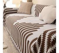 Funda de sofá grande de felpilla antideslizante para sofás XXL, lavable, tamaño extra grande (328 x 320 cm), perfecta para protección de mascotas y decoración del hogar