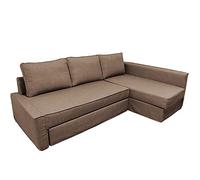 Funda de sofá lavable para sofá cama con chaise lounge (chaise longue derecho T-13) - Protege y mejora tus muebles