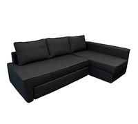 Funda de sofá lavable para sofá cama con chaise lounge (T-32 tumbona derecha), fácil instalación, protección elegante