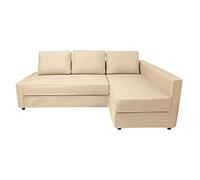 Funda de sofá lavable para sofá cama con diván (reposabrazos derecho T-3), fácil de limpiar, protección elegante