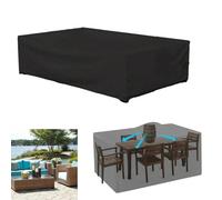Funda de sofá para exteriores, impermeable, resistente a los rayos UV, poliéster 420D, 350 x 120 x 90 cm, protector de muebles para mesas de jardín, sillas y sofás, escudo a prueba de polvo