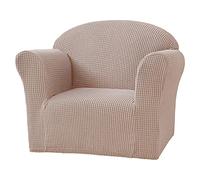 Funda De Sofá para Niños Fundas De Sillón Suave Elásticas para Niños, Protector De Muebles para Niños Pequeños Sofá De Bebé (Marfil)