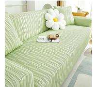 Funda de sofá refrescante para 2/3/4 plazas, seda helada, antideslizante, protector de mascotas para perros y gatos, decoración de sala de estar (XL 235 300 cm, verde)