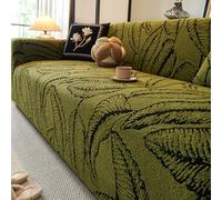 Funda de sofá Resistente a arañazos de Gatos, Resistente al Desgaste, de Corte Recto de una Sola Pieza y Antideslizante para sofás de 1, 2, 3, 4 y 5 plazas, Adecuada para Todas A 4-Seater (235-300cm)