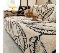 Funda de sofá Resistente a arañazos de Gatos, Resistente al Desgaste, de Corte Recto de una Sola Pieza y Antideslizante para sofás de 1, 2, 3, 4 y 5 plazas, Adecuada para Todas C 2-Seater (145-185cm)