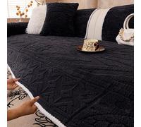 Funda De Sofá Y Sofá De Lana De Terciopelo, Antideslizante, Impermeable Y Resistente Al Desgaste, Funda De Sofá Lujosamente Suave para Todas Las Estaciones, Admite Mascotas Y Lavable A Má #4 90-180cm