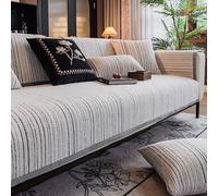 Funda de Sofá1 2 3 Plazas, Fundas Sofa Antideslizante Protector para Sofa antigatos Arañazo Perros Mascotas Sofá Cubre Sofás de Seccional en Forma de U y L(Grey,90 * 180cm)