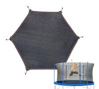 Funda de sombra para cama elástica | Resistente al viento y al desgaste, lona parasol para alfombra elástica, para niños, padres, abuelos, al aire libre, parques, áreas de juego, escuela, jardín y
