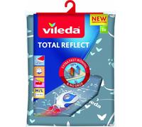 Vileda Funda para tabla de planchar Total Reflect – Refleja vapor, Gris 120-130x38-45 cm