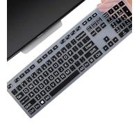 Funda de teclado de impresión grande para Dell KM636 KB216 KB216t KB216d KB216p teclado con cable e inalámbrico, Dell Optiplex 5250 3050 3240 5460 7450 7050, Dell Inspiron Desktop 61.0 cm 68.6 cm 5460