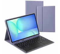 Funda de teclado inalámbrico Bluetooth para Samsung Galaxy Tab S10 FE+ (13.1 pulgadas) SM-X620 | SM-X626B, funda para teclado y mouse trackpad