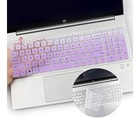 Funda de teclado para 2022 HP Pavilion y HP Laptop 15.6 15-eh 15-eg Series 15-eg1053cl 15-eg1073cl 15-eg0167st 15-eg1000 15z-eh100 15t-er000-OPurple+Clear