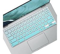 Funda de teclado para ASUS Chromebook C203XA C434 C425 C403 C223 C214 C213 C204 C202, ASUS Chromebook CX1 CX1100 CX1101 CX140 CX140 (no compatible con C436 C433 CX1500 CX1700)-OM