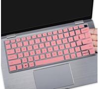 Funda de teclado para Dell Latitude 5420 7410 7420 14 pulgadas, Dell Latitude 9000 9510 9520 7520 15.6 pulgadas portátil Accesorios Protector de teclado, color rosa