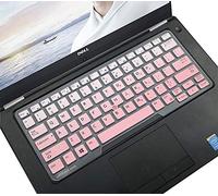 Funda de Teclado para DELL Latitude 5480 5490 7490 E7450 E7470 E5470 E7480 portátil de Silicona Teclado Protector de Teclado, Color Rosa Degradado (diseño de EE. UU, con Punta)