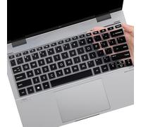 Funda de teclado para laptop hp Envy 2 en 1 de 16 anuncios 16-ad0097nr,16t-ac00016 pulgadas, protector de teclado de diseño inglés de EE. UU., color negro