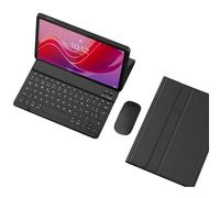 Funda de teclado para Lenovo Tab M11 de 11 pulgadas (TB330FU/TB330XU), diseño Ñ español, funda delgada de poliuretano con teclado inalámbrico desmontable magnéticamente, mouse para tableta, color
